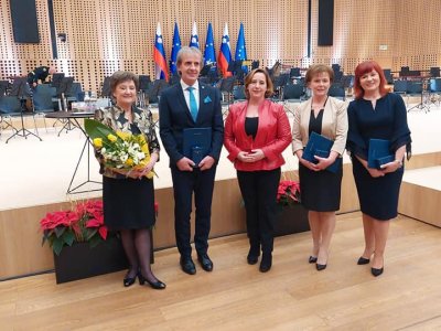 Állami kitüntetések átadása - Szlovén Köztársaság elnöke, Dr. Nataša Pirc Musar asszony
